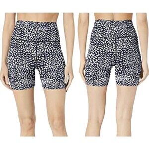 Core 10 Women High Waisted Yoga Shorts Size Large Hide Pocket
